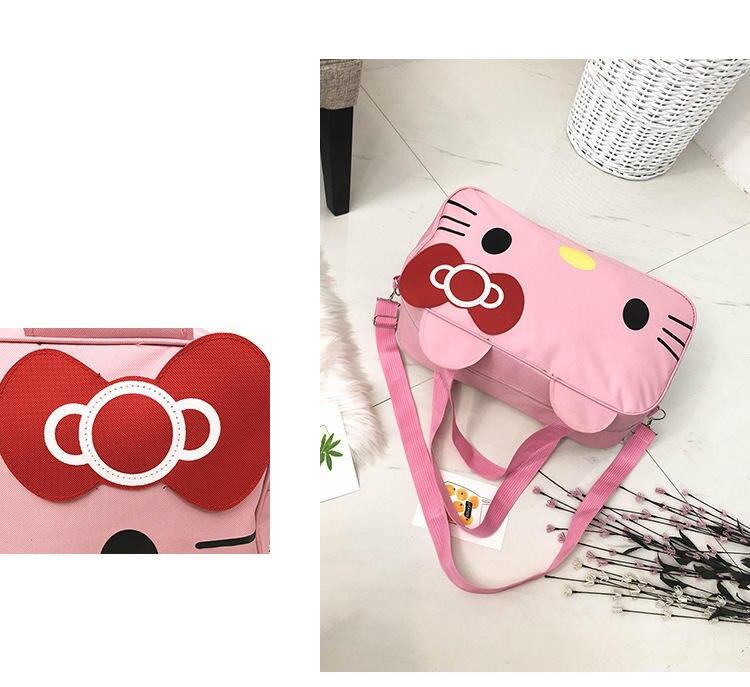 Cartoon Hello-Kitty Fashion Travel Kawaii Waterproof  Bag