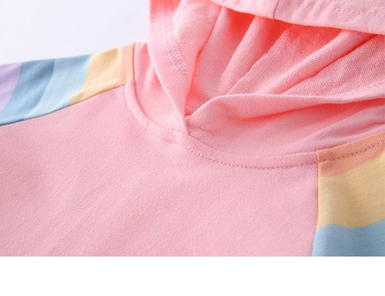 Cartoon Hello-Kitty Kawaii Cotton Rainbow Dress Cartoon Hello-Kitty Kawaii Cotton Rainbow Dress