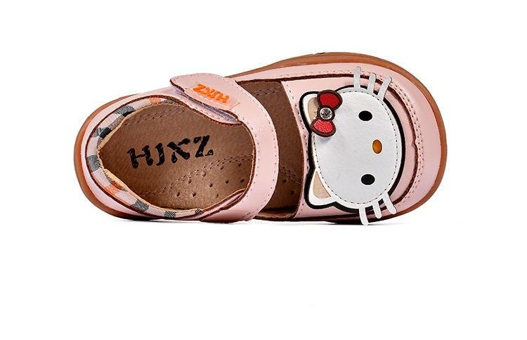 Cartoon Hello Kitty Girls Velcro Single Kawaii Shoes