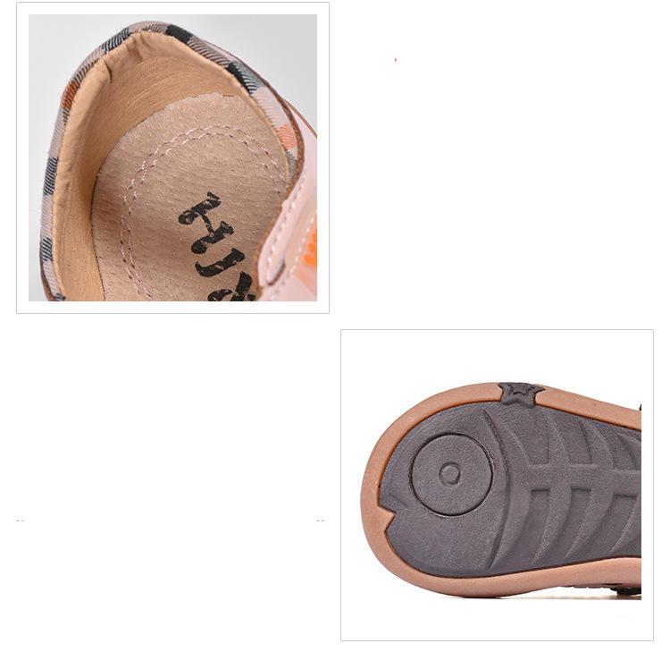 Cartoon Hello Kitty Girls Velcro Single Kawaii Shoes