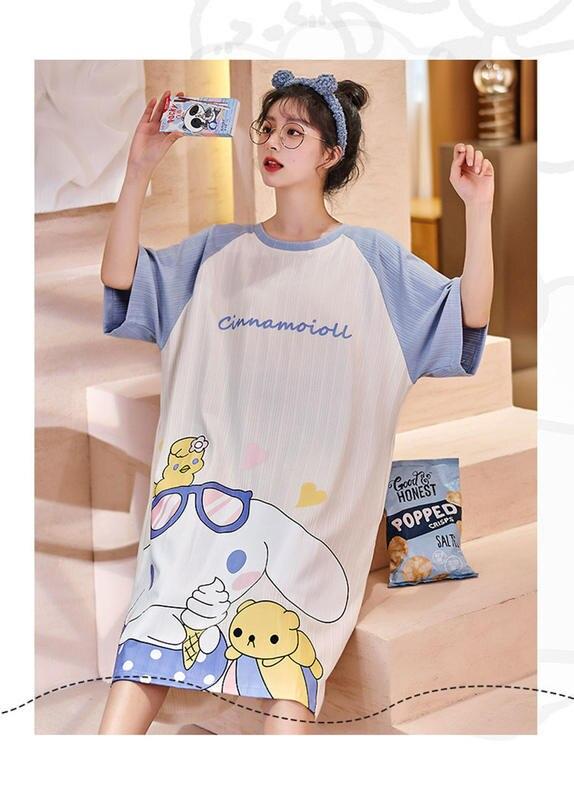 Cinnamoroll Thin Section Short-Sleeved Home Kawaii Clothes