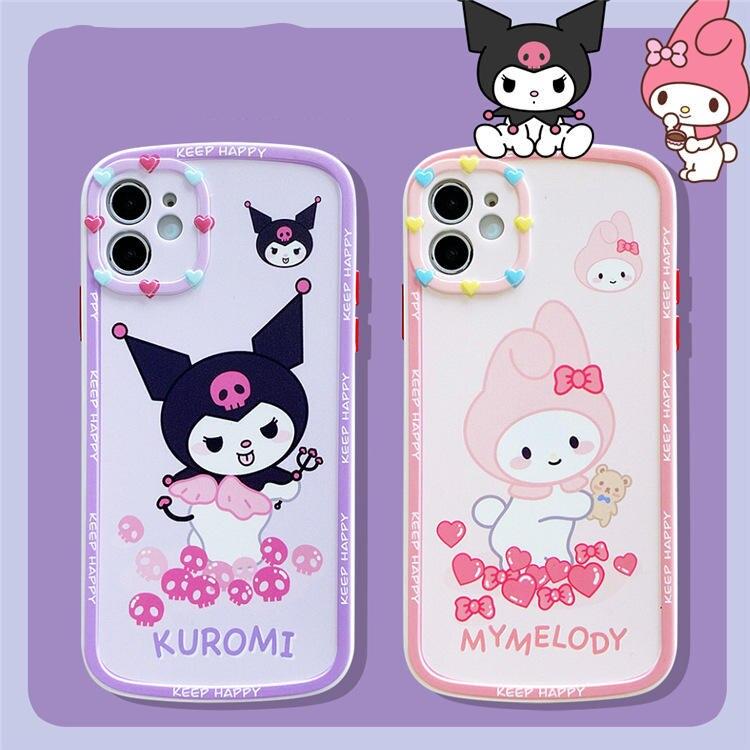 Cartoon Kuromi My melody Cinnamorol Kawaii iphone13 Promax1211xs/xr ...