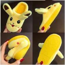 Anime Pokemon Kawaii Pikachu Plush Slippers Indoor Warm Winter Child Shoes Fashion Cute Cartoon for Kids Girls Christmas Gift Anime Pokemon Kawaii Pikachu Plush Slippers Indoor Warm Winter Child Shoes Fashion Cute Cartoon for Kids Girls Christmas Gift