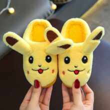 Anime Pokemon Kawaii Pikachu Plush Slippers Indoor Warm Winter Child Shoes Fashion Cute Cartoon for Kids Girls Christmas Gift Anime Pokemon Kawaii Pikachu Plush Slippers Indoor Warm Winter Child Shoes Fashion Cute Cartoon for Kids Girls Christmas Gift