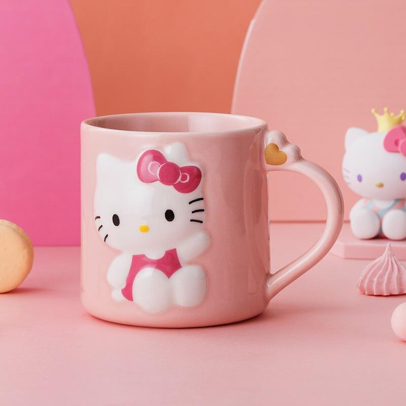 Cartoon HelloKitty Kawaii Coffee Cup - KawaiiMerch.com