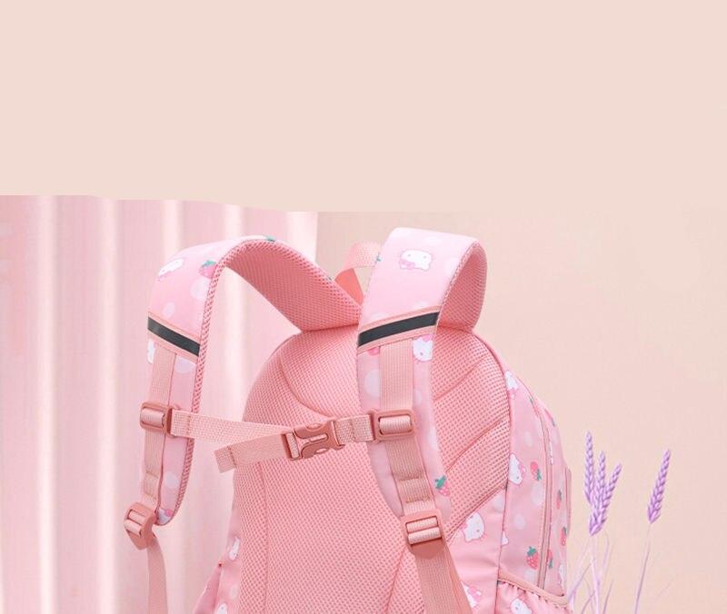 Cartoon Strawberry Hello Kitty Kawaii Schoolbag