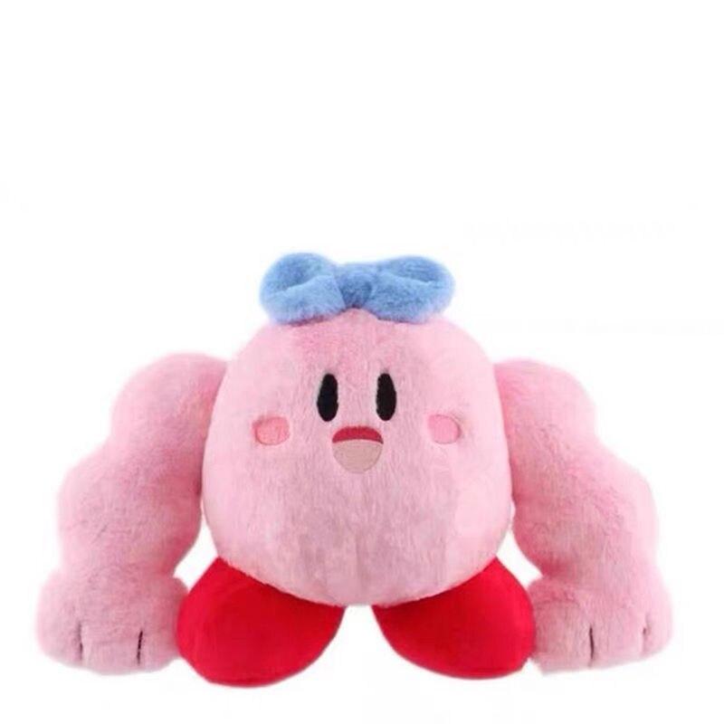 Cartoon Muscle Kirby Star Plush Toy