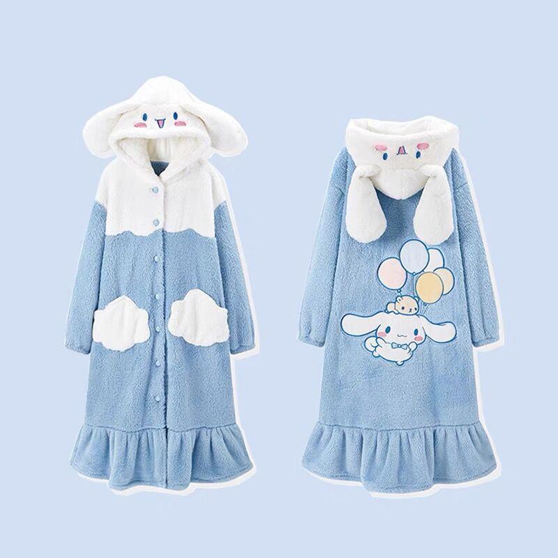 Cinnamoroll My Melody Bath Robe Sleepwear Pattern Costume