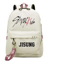 Kawaii K-Pop Stray Kids Canvas Multi Pocket Backpack Kawaii K-Pop Stray Kids Canvas Multi Pocket Backpack