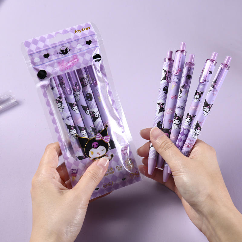 Cartoon Kuromi Kawaii 5Pcs Set Gel Pen