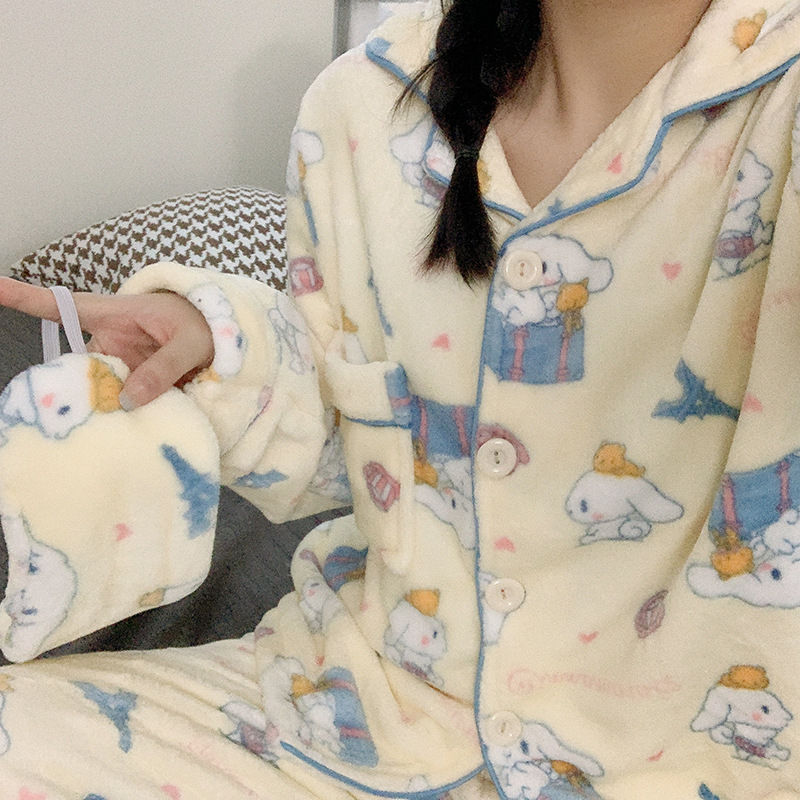 Cartoon Cinnamoroll Plush Kawaii Pajamas Cartoon Cinnamoroll Plush Kawaii Pajamas