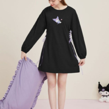 Cartoon Kuromi Kawaii Nightgowns Cartoon Kuromi Kawaii Nightgowns