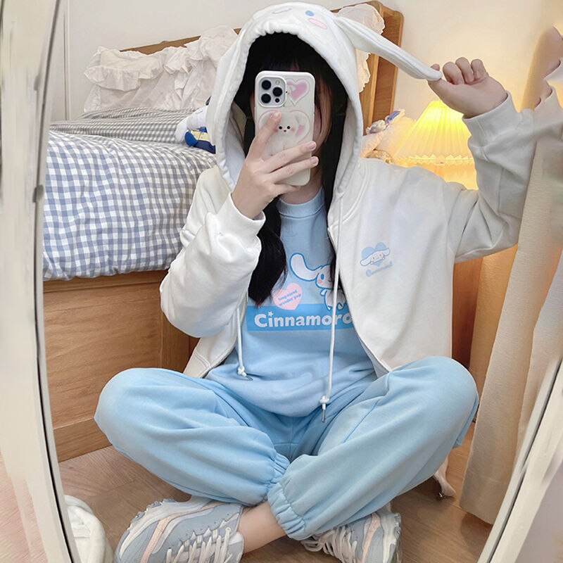 Cartoon Cinnamoroll Kawaii Hoodie