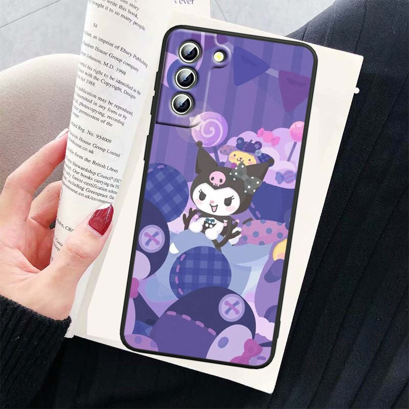 Cartoon Kuromi Kawaii Phone Case For Samsung Galaxy - KawaiiMerch.com