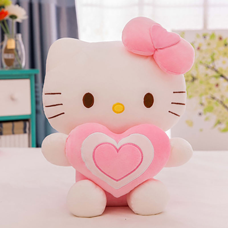 Cartoon 30Cm Hello Kitty Stuffed Kawaii Toy - KawaiiMerch.com