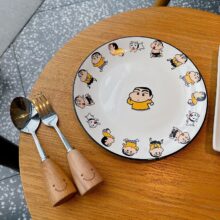 Cartoon Shin-Chan Peripherals Kawaiin Ceramic Plate