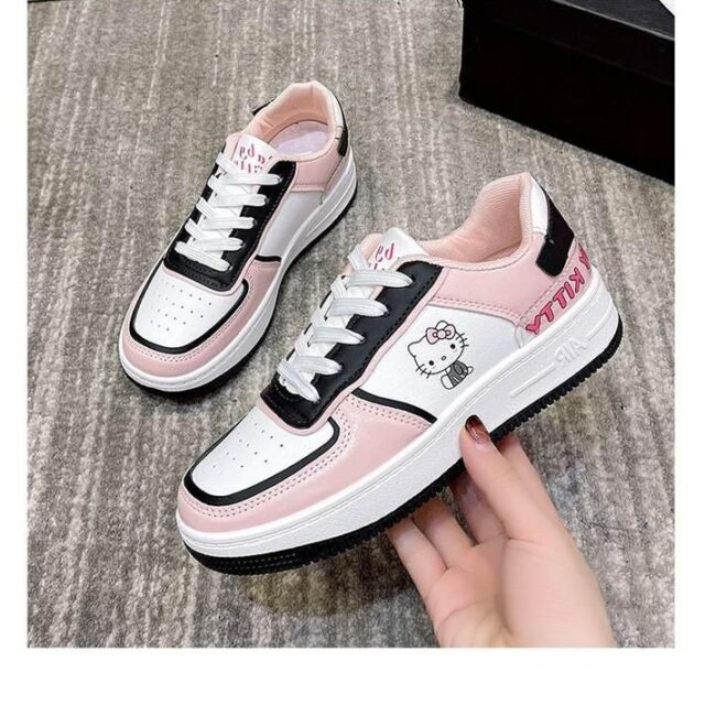 Cartoon Hello Kitty Kawaii Snickers Shoes - KawaiiMerch.com