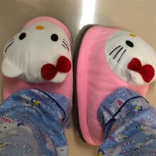 Cartoon Hello Kitty Kawaii Big Head Winter Shoes Cartoon Hello Kitty Kawaii Big Head Winter Shoes