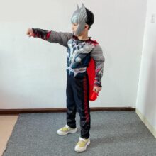 3pcs Kids Boys Thor Muscle Kawaii Jumpsuit 3pcs Kids Boys Thor Muscle Kawaii Jumpsuit