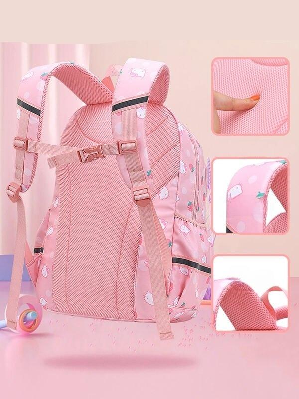 Cartoon Strawberry Hello Kitty Kawaii Schoolbag