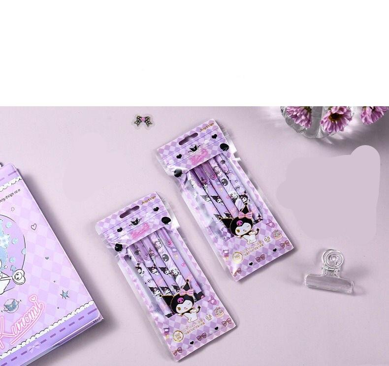 Cartoon Kuromi Kawaii 5Pcs Set Gel Pen