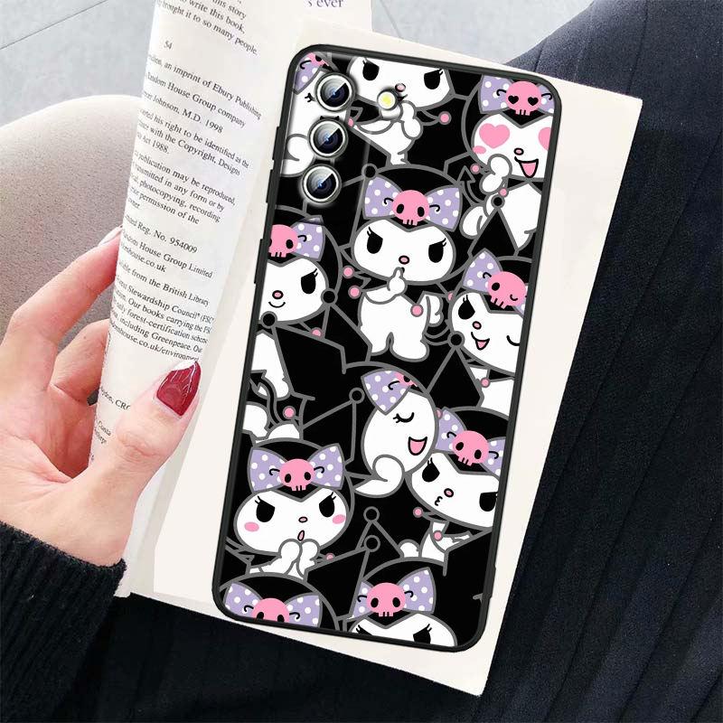 Cartoon Kuromi Kawaii Samsung Galaxy Phone Case Cartoon Kuromi Kawaii Samsung Galaxy Phone Case