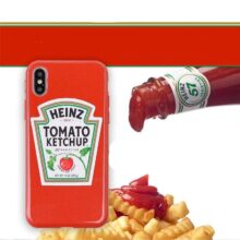 Hot Heinz Tomato Ketchup Mustard Soft Silicon Cases