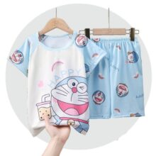 Doraemon Cartoon Kawaii Pajamas For Kids Doraemon Cartoon Kawaii Pajamas For Kids