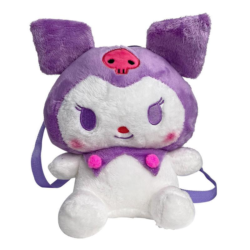 Kawaii Cartoon Kuromi Plush Bag