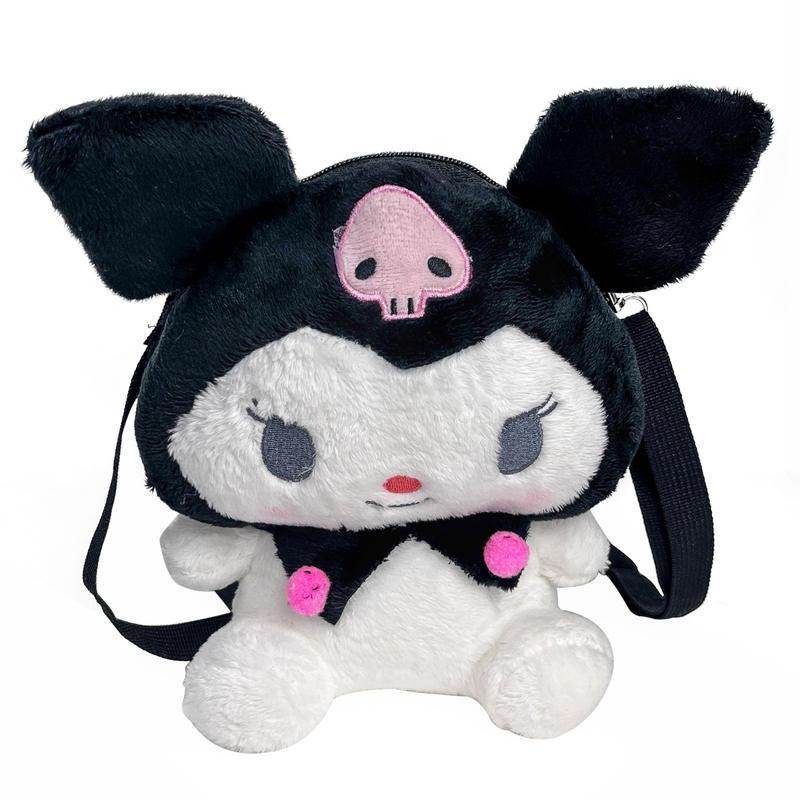 Kawaii Cartoon Kuromi Plush Bag