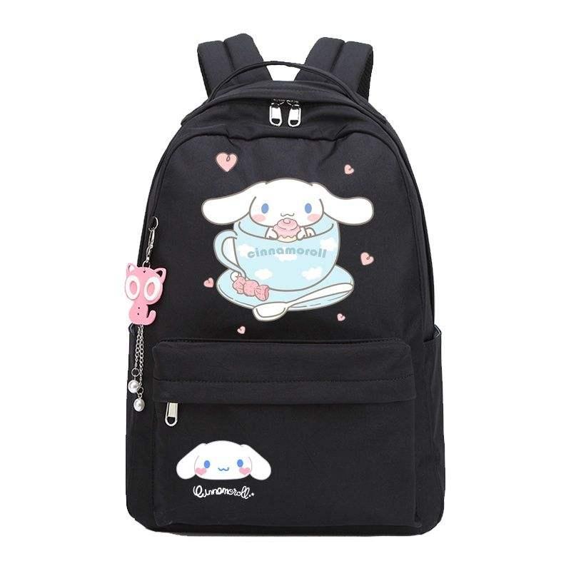 Kawaii Sanrio Schoolbag Women's Backpack Girl Campus Backpack All-match Junior High School Student High School Student Gift
