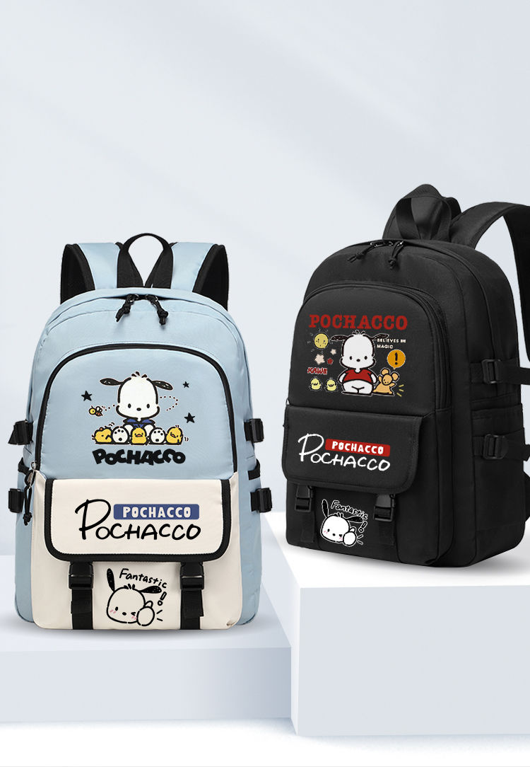 Cartoon Pochacco Kawaii Student Bag