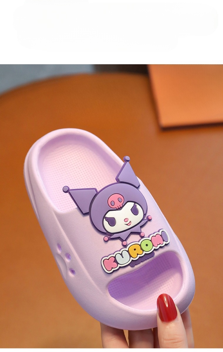 Cartoon Kuromi Kawaii Slippers - KawaiiMerch.com