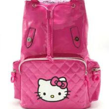 Sanrio Hello Kitty Pink Embroid Women's Backpacks 2023 New Korean Fashion PU Drawstring Backpack Girls Waterproof Schoolbag Sanrio Hello Kitty Pink Embroid Women's Backpacks 2023 New Korean Fashion PU Drawstring Backpack Girls Waterproof Schoolbag