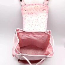 Sanrio Hello Kitty Pink Embroid Women's Backpacks 2023 New Korean Fashion PU Drawstring Backpack Girls Waterproof Schoolbag Sanrio Hello Kitty Pink Embroid Women's Backpacks 2023 New Korean Fashion PU Drawstring Backpack Girls Waterproof Schoolbag