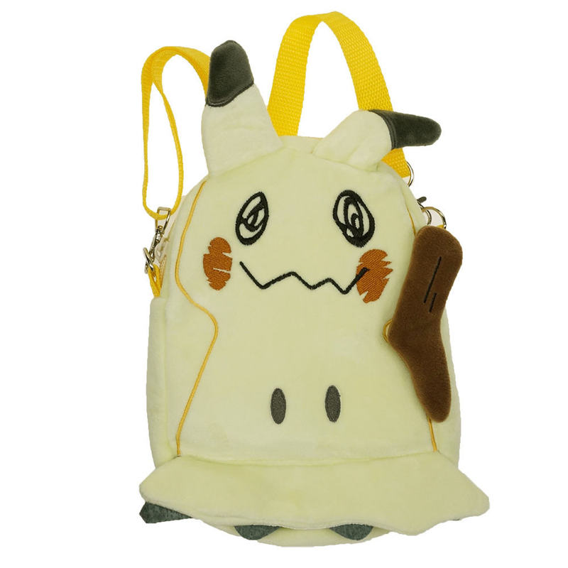 Backpack Mimikyu Snorlax Pikachu Eevee Plush Backpack Schoolbag Soft  Stuffed Toy Gift For Kids