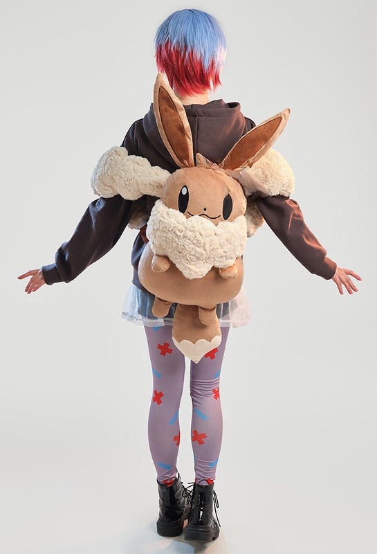 Cartoon Kawaii Pokemon Eevee Backpack - KawaiiMerch.com