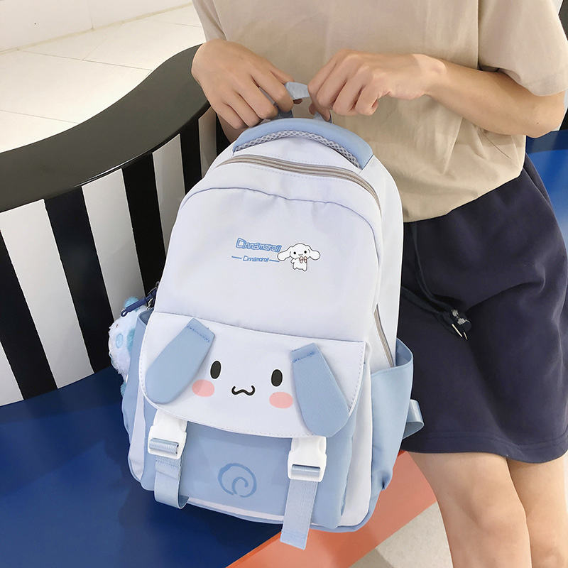 Kawaii Cartoon Cinnamoroll Backpack - KawaiiMerch.com