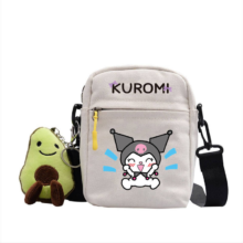 Sanrio Canvas Cartoon Kuromi Kawaii Backpack Sanrio Canvas Cartoon Kuromi Kawaii Backpack