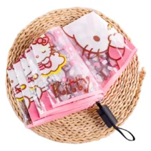 Cartoon Sanrio Hello Kitty Kawaii PVC Umbrella Cartoon Sanrio Hello Kitty Kawaii PVC Umbrella