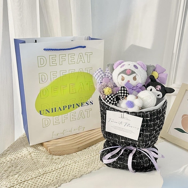 Kawaii Cartoon Sanrio Kuromi Bouquet 