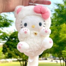 Sanrio Hello Kitty 10CM Plushie Plush Toy Kawaii Schoolbag Pendant Stuffed Doll with Tail Ornament Premium Peluche for Girl Gift Sanrio Hello Kitty 10CM Plushie Plush Toy Kawaii Schoolbag Pendant Stuffed Doll with Tail Ornament Premium Peluche for Girl Gift