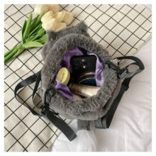 Kawaii Disney Cinderellas Lucifers Cat Cute Plush Doll Backpack Anime Cartoon Drawstring Pocket Messenger Bags Birthday Gifts Kawaii Disney Cinderellas Lucifers Cat Cute Plush Doll Backpack Anime Cartoon Drawstring Pocket Messenger Bags Birthday Gifts