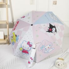 Sanrio Kawaii Pochacco Umbrella Cinnamoroll HelloKitty Kuromi Girl Cartoon Rainy Day Sun Umbrella Manual Automatic Umbrella Gift Sanrio Kawaii Pochacco Umbrella Cinnamoroll HelloKitty Kuromi Girl Cartoon Rainy Day Sun Umbrella Manual Automatic Umbrella Gift