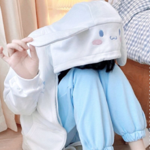 Sanrio Kawaii Cinnamoroll Cotton Women Hoodie Sanrio Kawaii Cinnamoroll Cotton Women Hoodie