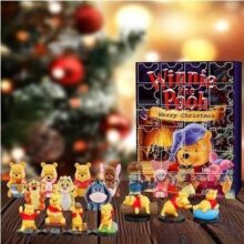 Kawaii Cartoon Winnie The Pooh Christmas Advent Calendar Kawaii Cartoon Winnie The Pooh Christmas Advent Calendar