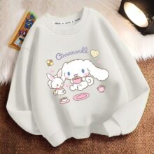 new Cartoon Sanrio Cinnamoroll Pattern Girls’ Sweatshirt Autumn And Winter Thickening Section Sweatshirt Girls’ Trendy Clothes new Cartoon Sanrio Cinnamoroll Pattern Girls' Sweatshirt Autumn And Winter Thickening Section Sweatshirt Girls' Trendy Clothes