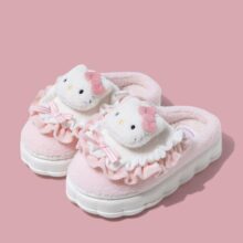 Cartoon Kawaii Hello Kitty Soft Plush Shoes Cartoon Kawaii Hello Kitty Soft Plush Shoes