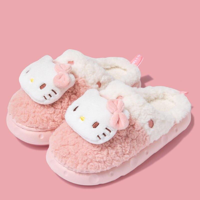 Kawaii Cartoon Kirby Soft Plush Shoes - HelloKitty 2