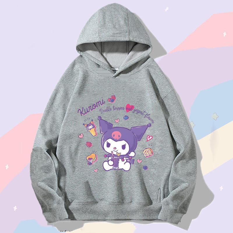 Kawaii Anime Sanrio Kuromi Children Hoodie - KawaiiMerch.com